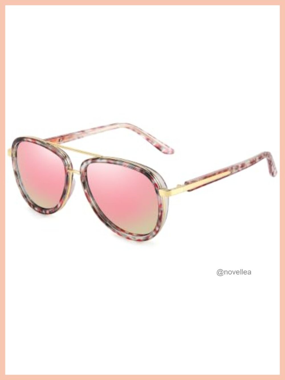 Polarized Tangle Free Aviator Sunglasses for Women Lightweight UV400